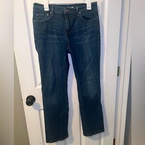 Women’s Levi 505 Straight Blue Jeans Size 10